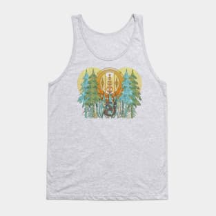 Mysterious Forest SCI String Cheese Incident Adventure Fun Festival Concert Trees Tank Top